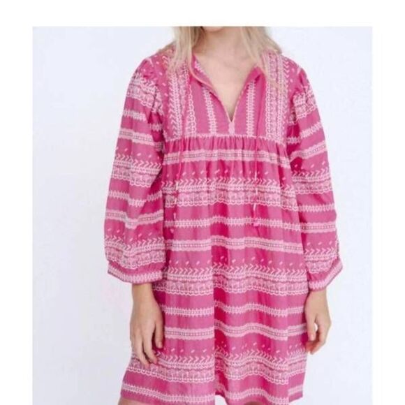 MELISSA NEPTON Bart dress in fuchsia One Size - Picture 1 of 4